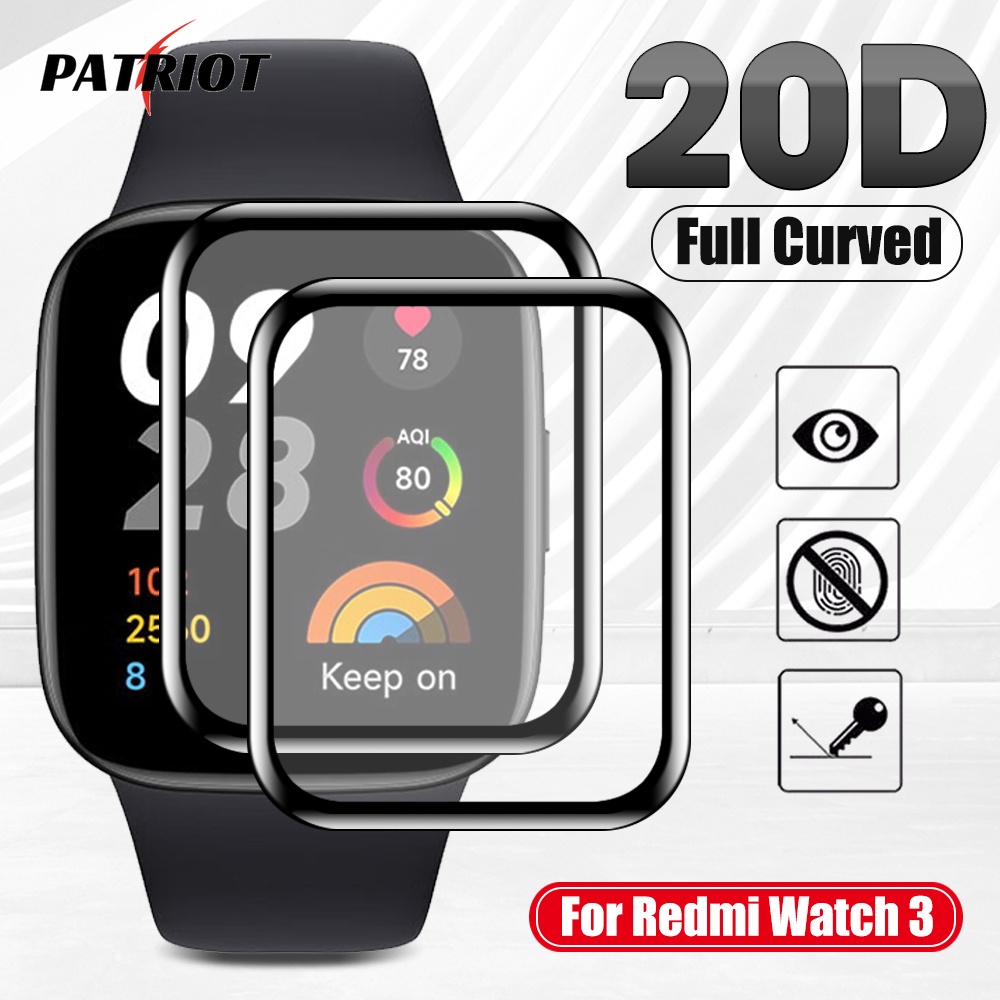 [PATRIO] ฟิล์มไฮโดรเจล กันรอยหน้าจอนาฬิกาข้อมือ 20D สําหรับ Redmi Watch 3 Smartwatch