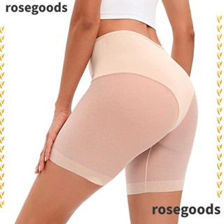 Rosegoods1 กางเกงชั้นใน เอวสูง ไร้รอยต่อ กระชับสัดส่วน ผ้าตาข่าย ยืดหยุ่นสูง M/XXXL