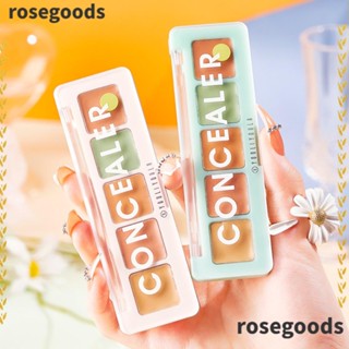 Rosegoods1 คอนซีลเลอร์ ปกปิดรอยคล้ําใต้ตา รอยคล้ําใต้ตา 5 สี กันน้ํา ติดทนนาน