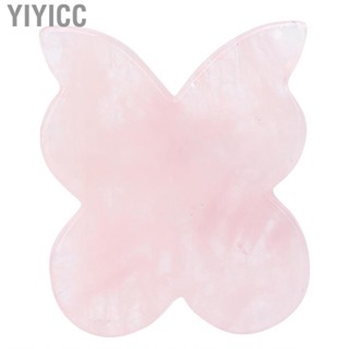 Yiyicc Rose Quartz Guasha Board Butterflie Shaping Gua Sha   Tool