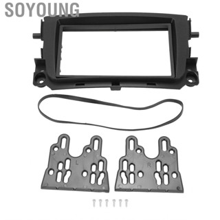 Soyoung CD Panel Frame ABS  2Din Antiwear  Stereo Fascia For