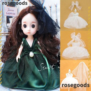 Rosegoods1 เสื้อผ้าตุ๊กตาแฟชั่น ชุดกระโปรงตุ๊กตา สําหรับเด็กผู้หญิง