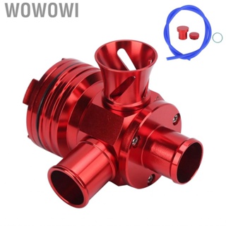 Wowowi Blow Off Valve Aluminium Alloy Universal Red Car Accessories for 1.8T/2.7L 2‑Turbo Engine