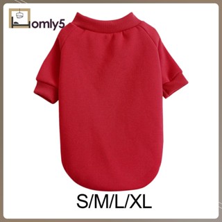 [Homyl5] ชุดนอน เสื้อฮู้ด ผ้าฟลีซ แบบนิ่ม สําหรับสัตว์เลี้ยง สุนัข