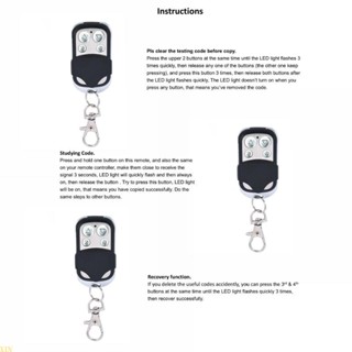 Xin รีโมตควบคุมประตูโรงรถ 4 ปุ่ม 433MHZ สําหรับประตูรถยนต์