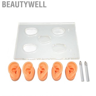 Beautywell Silicone Ear Model   Material Clear Details 5Pcs for ENT Hospitals