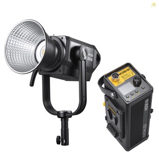 Banana_pie Godox M300Bi ไฟเติมแสงวิดีโอ LED 330W 2800K-5600K หรี่แสงได้ 21 FX CRI96+ TLCI97+ เมาท์โบเวน รองรับแอปมือถือ