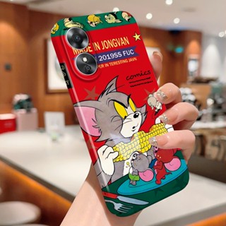 เคสโทรศัพท์มือถือแบบแข็ง กันกระแทก ลายการ์ตูน Tom Jerry สําหรับ OPPO A92s A93 A94 A55 A53s A55s A5 A17 A57 A57e A57s