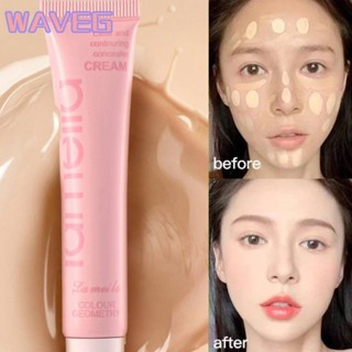 เวฟ Lameila Bb Cream Concealer คอนซีลเลอร์แต่งหน้า Foundation Waterproof Matte Concealer Liquid Foundation Oil Control