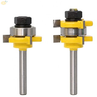 【VARSTR】Top notch 1/4inch Shank T shape Router Bit Set for Enhanced Woodworking Projects