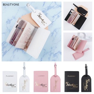 Topbeauty กระเป๋าใส่หนังสือเดินทาง หนัง PU มีสไตล์ สําหรับเดินทาง