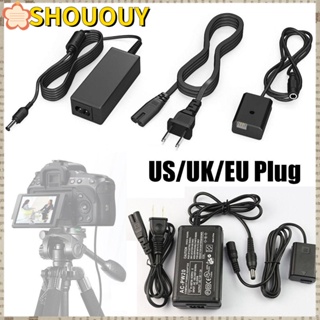 Shououy ชุดคัปเปลอร์แบตเตอรี่ดัมมี่ AC-PW20 DC อุปกรณ์เสริมกล้อง สําหรับ Alpha A5100 A6500 A6400 A6000 A55 A7 RX10