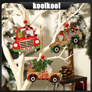 Kool โนมซานตาคลอส สโนว์แมน แบบไม้ สําหรับแขวนตกแต่งคริสต์มาส DIY