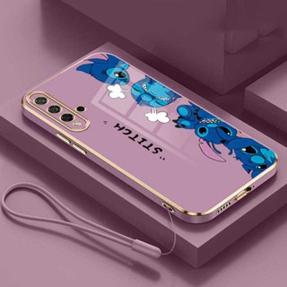 เคสโทรศัพท์มือถือ กันกระแทก ลายการ์ตูน Stitch พร้อมสายคล้อง สําหรับ HUAWEI Nova 5T 7 SE 7i nova7 SE 4e 3e 3i