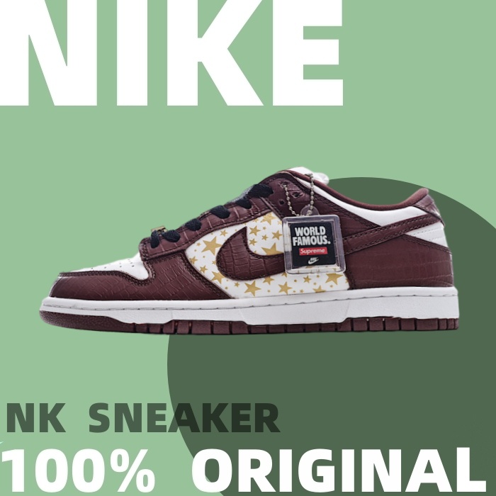 Supreme x Nike Dunk SB Low Barkroot Brown DH3228-103 NIKE รองเท้า