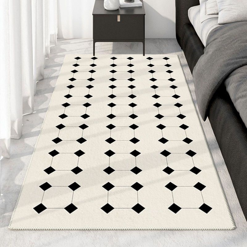 [BH] พรมกํามะหยี่คริสตัล เรียบง่าย ยาว ข้างเตียง ราคาถูก นอร์ดิก ห้องนอน ห้องนั่งเล่น โซฟา พรมปูพื้น กันลื่น ห้องเด็ก เครื่องซักผ้า พรมระเบียง ข้างเตียง ซักได้ ตกแต่งเสื่อซักผ้า - รูปที่ 4