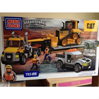 Mega Bloks Mega Bloks Mega Bloks Mega Bloks / CAT ชุดยานพาหนะวิศวกรรมขนส่งหนัก