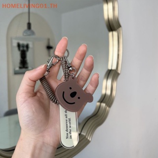 Onehome พวงกุญแจ จี้อะคริลิค รูปหมีน้อยน่ารัก ป้องกันการสูญหาย สําหรับแขวนกระเป๋าเป้สะพายหลัง