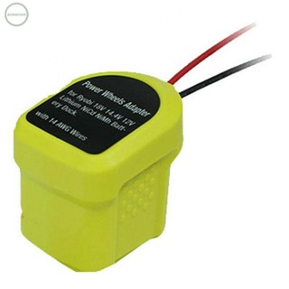 GORGEOUS~Battery Adapter Battery Dock Plastic Power Connector Yellow+Black Reliable