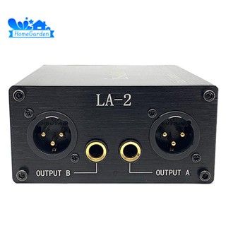 เครื่องแยกสัญญาณเสียง 6.35 XLR Head Mixer Audio Current Acoustic Noise Filter Remover LA-2