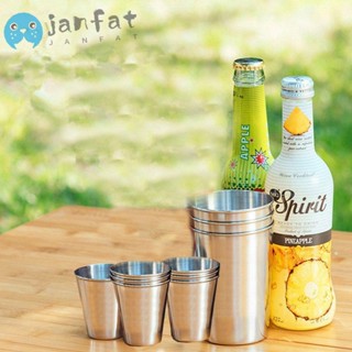 Janfat แก้วเบียร์ สเตนเลส 304 แบบพกพา 350 500 มล.