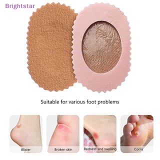 Brightstar แผ่นโฟมปูนปลาสเตอร์ ทรงกลม สีชมพู สําหรับป้องกันนิ้วเท้า ไก่