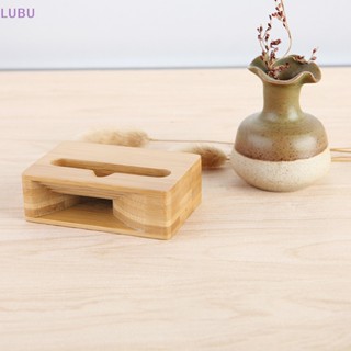 Lubu ใหม่ ที่วางลําโพง เครื่องขยายเสียงไม้ไผ่ แบบตั้งโต๊ะ รองรับการเมาท์ขาตั้ง สําหรับโทรศัพท์มือถือ