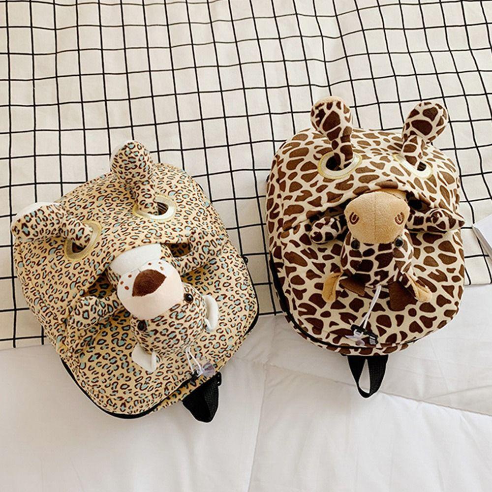 กระเป๋านักเรียนสำหรับเด็กผู้หญิง ออกแบบด้วยตุ๊กตาสัตว์ - รูปที่ 6