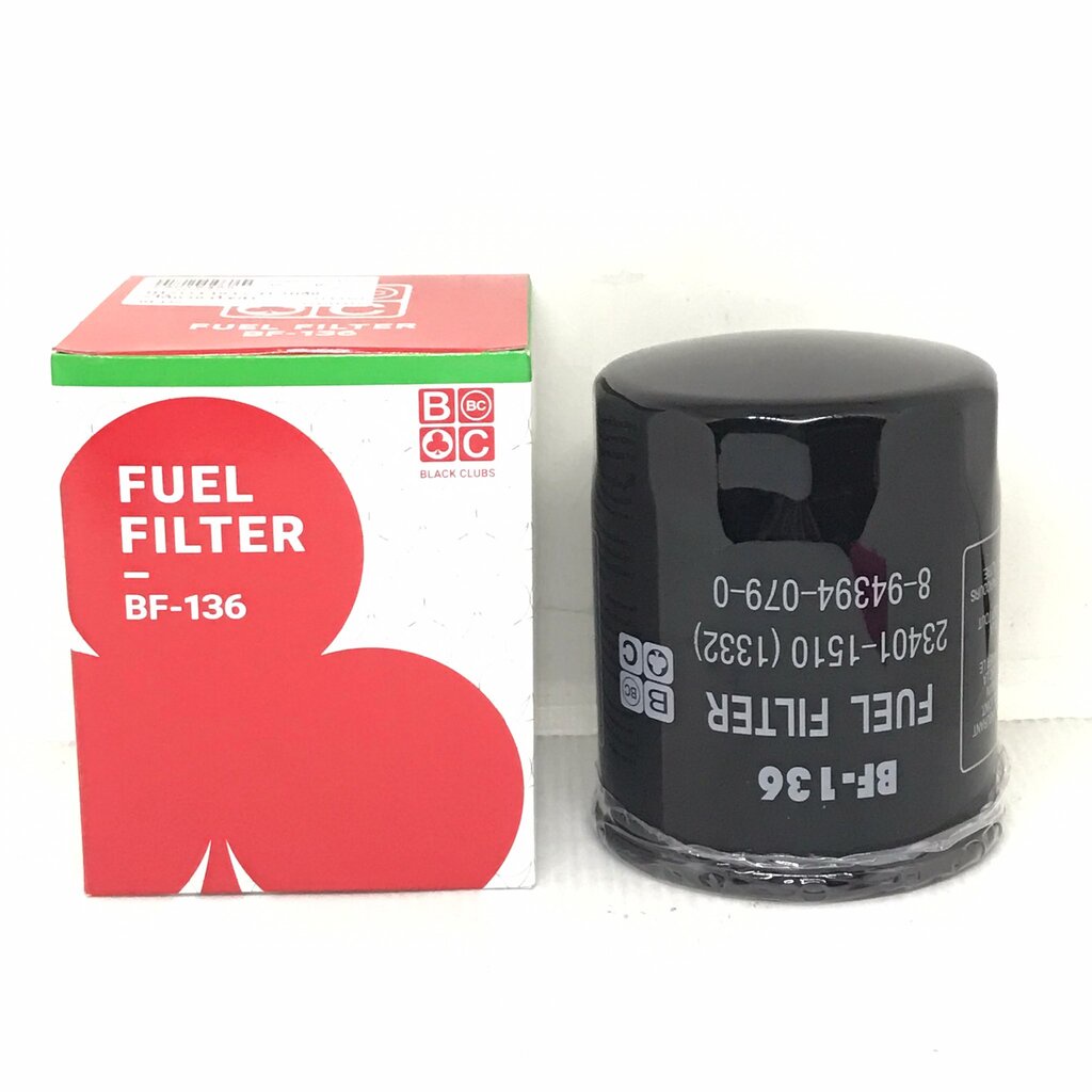 กรองโซล่า HINO HO6C / HO7C / F18 / FC4J / WO6E ลูกเหล็ก ฮีโน่ ยี่ห้อ BLACK CLUB / เบอร์ BF-136 / BF1