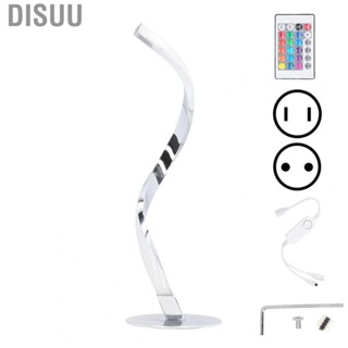 Disuu Modern RGB Spiral Table Dimmable Lamp Touch  Bedside Bedroom Night Light DP