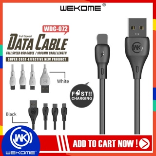 สายชาร์จเร็ว Wekome รุ่น WDC-072a Type-C/iPh/Micro สายชาร์จ Full Speed รองรับการชาร์จ/รับส่งข้อมูล สายชาร์จUSB