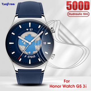 ฟิล์มไฮโดรเจลใส HD บางพิเศษ ป้องกันลายนิ้วมือ สําหรับ Honor Watch GS 3i 3 ชิ้น