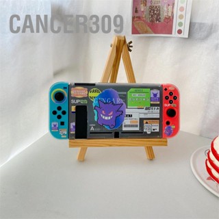 Cancer309 เคสป้องกันเกม โปร่งแสง กันตก ลายการ์ตูน สําหรับ Switch