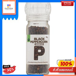 PEPPER GRINDER BLACK PEPPERCORN Woolworths 50 G