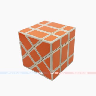 Cubetwist ลูกบาศก์ตกปลา 3x3 พร้อมสติกเกอร์ สีส้ม