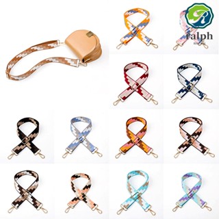 Ralph สายสะพายกระเป๋าถือผ้าแคนวาสสีรุ้งสําหรับกระเป๋าถือกระเป๋าสะพายไหล่กระเป๋าครอสบอดี้ 1 ชิ้น