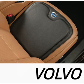 VOLVO LOGO Cushion S60 S90 XC40 XC60 XC90 V40 V60 V90 Car Seat Napa Leather Breathable Hole Summer Cushion Flannel Memory Foam Warm Cushion