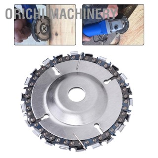 Orichi Machinery 4 นิ้วจานโซ่ 22 ฟันเครื่องบดมุมจานเลื่อยโซ่ละเอียดสำหรับเครื่องมือตัดไม้แกะสลัก