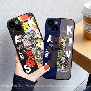 เคสโทรศัพท์มือถือ ลายการ์ตูนหมี Kaws สําหรับ Redmi 12C A1 10 9T 9A 9 9C NFC Note 9 8 11 11s 10s 10 Pro Plus MI 10 11 Lite 10T Poco M5 M3 M4 F3 F4 Pro X3 Pro M3 เคสนิ่ม ขอบ