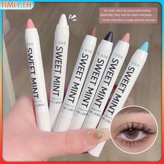 Sweet Mint Flash Eye Shadow Stick Multi-Use Eye Head Brightening Pearlescent Silkworm ปากกากันน้ำ Sink Eye Shadow Stick | Timi1