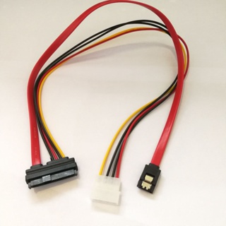 Sff-8482 SAS 29P 29pin เป็น SATA พร้อม IED 4pin สายไฟ เซิร์ฟเวอร์ ฮาร์ดดิสก์ สายเคเบิลข้อมูล