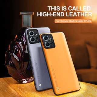 เคสโทรศัพท์มือถือหนัง PU นิ่ม กันกระแทก พรีเมี่ยม สําหรับ Redmi Note 12 4G 5G Note 12 4G 23028RA60L 6.67 นิ้ว
