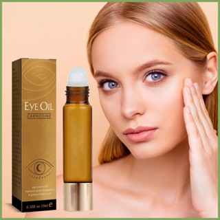 Eye Oil Under Eye Roller สำหรับอาการบวม ต่อต้านริ้วรอย Energizing Eye Serums for Dark Circles and Puffiness, Fine Lines, Wrinkles Brightening Eye Cream