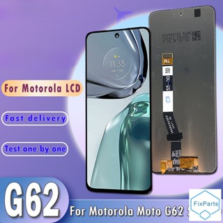 อะไหล่หน้าจอสัมผัส LCD แบบเปลี่ยน สําหรับ Motorola Moto G62 MotoG62 5G