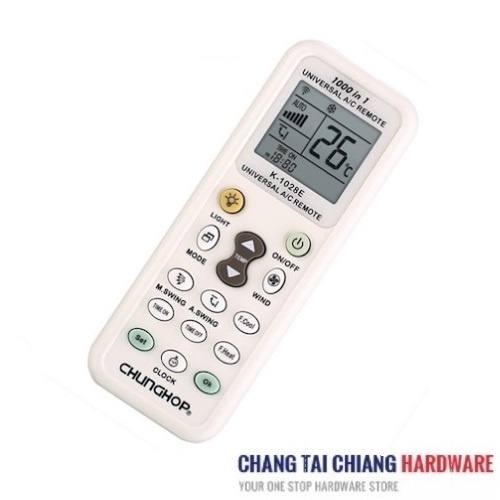 CHUNGHOP Universal รีโมทคอนโทรลเครื่องปรับอากาศ K-1028E
