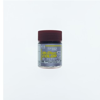 Mr.HOBBY GX102 MR.CLEAR COLOR GX DEEP CLEAR RED (GLOSS, 18ml)