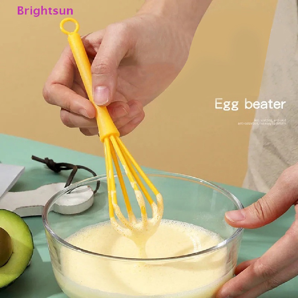 Brightsun เครื่องตีไข่ ตีครีม นม แป้ง พลาสติก เครื่องมือห้องครัว ใหม่