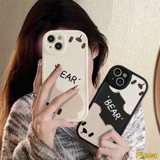 เคสโทรศัพท์มือถือแบบนิ่ม ลายการ์ตูนหมีน่ารัก สําหรับ Oppo A57 A16 A15 A17 A96 A55 A17K A58 A7 A1K A16K A95 A54 A5 A9 A5s A74 A78 A12 A31 A76 Reno 5F 8T 7 8 5Z 5 7Z A3S A77s A16E A16s ผ้าคลุม