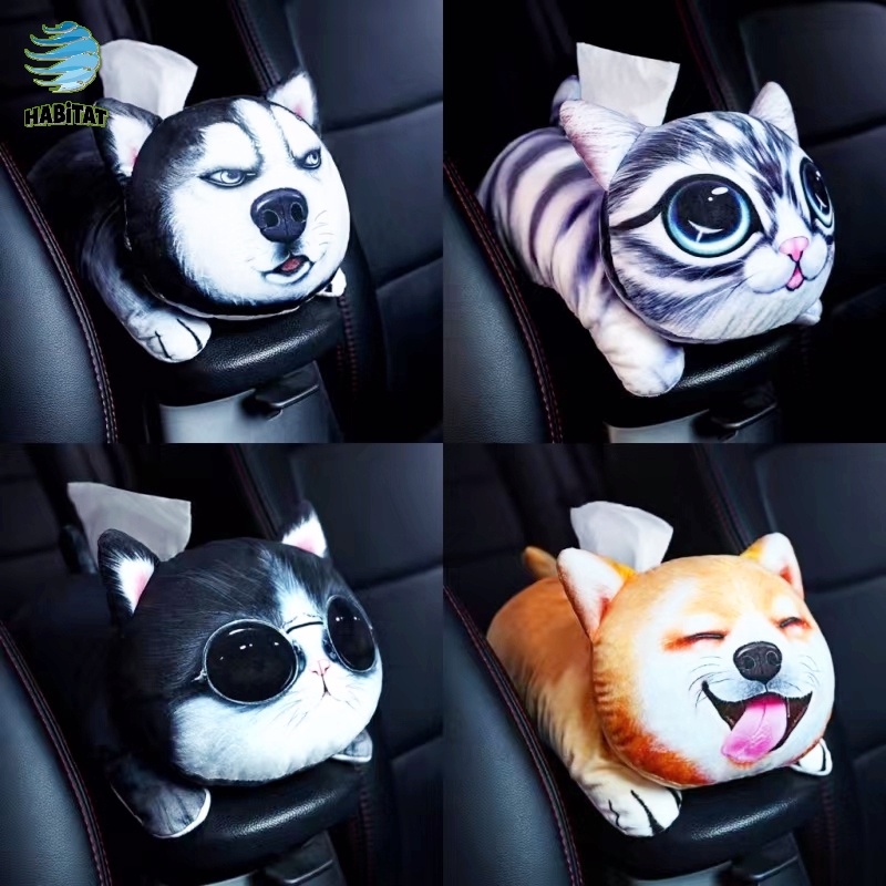 กล่องทิชชู่ กล่องทิชชู่ในรถ ลายการ์ตูน ในรถ ตั้งโต๊ะ ห้องนั่งเล่น ตุ๊กตาใส่ทิชชู่ สุดน่ารัก