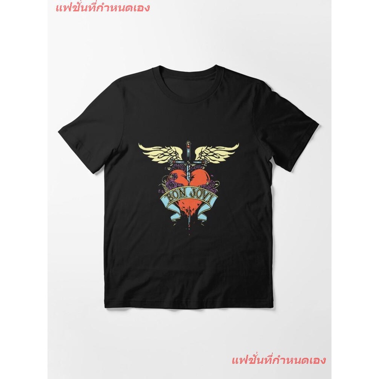 2023NEXRed Music Rock Cover Tour 2019 2020 Essential T-Shirt บอนโจวี ​วงร็อค Bon Jovi เสื้อยืดผู้หญิ